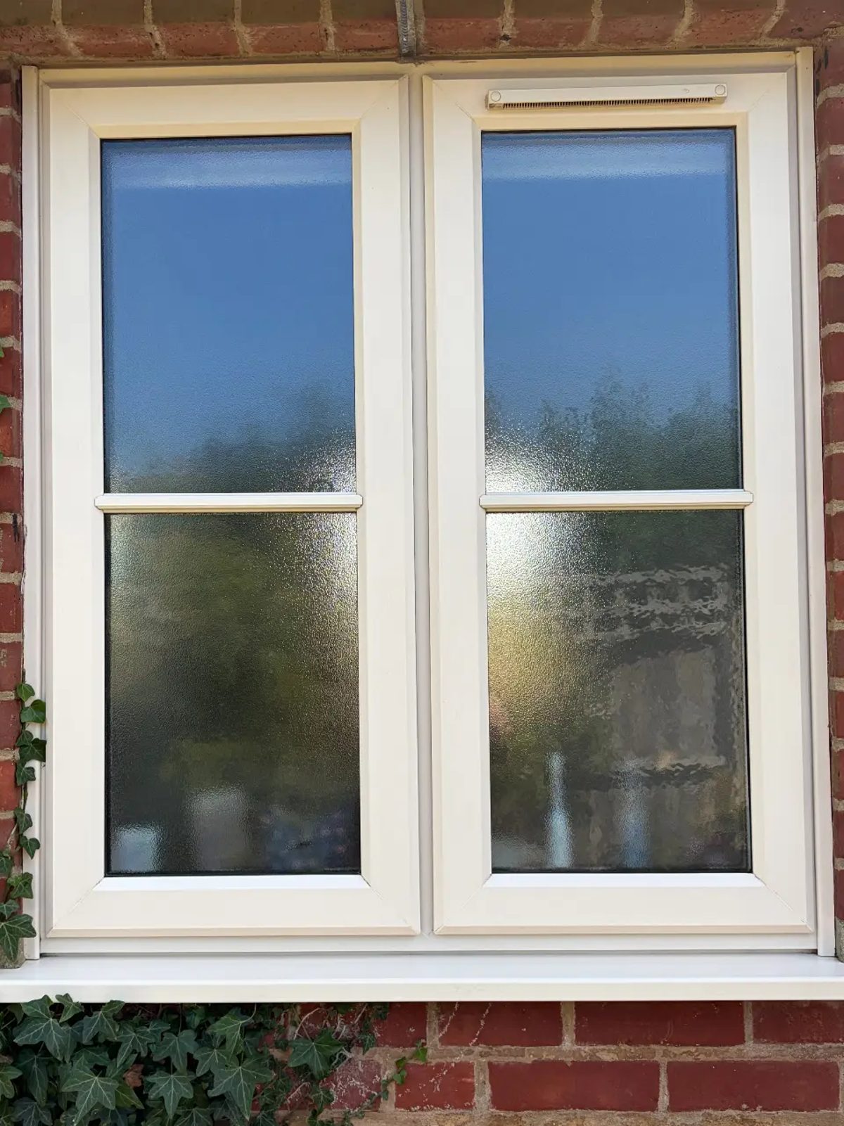 uPVC frames & sills after a Frame Fresh traditional clean in Norwich